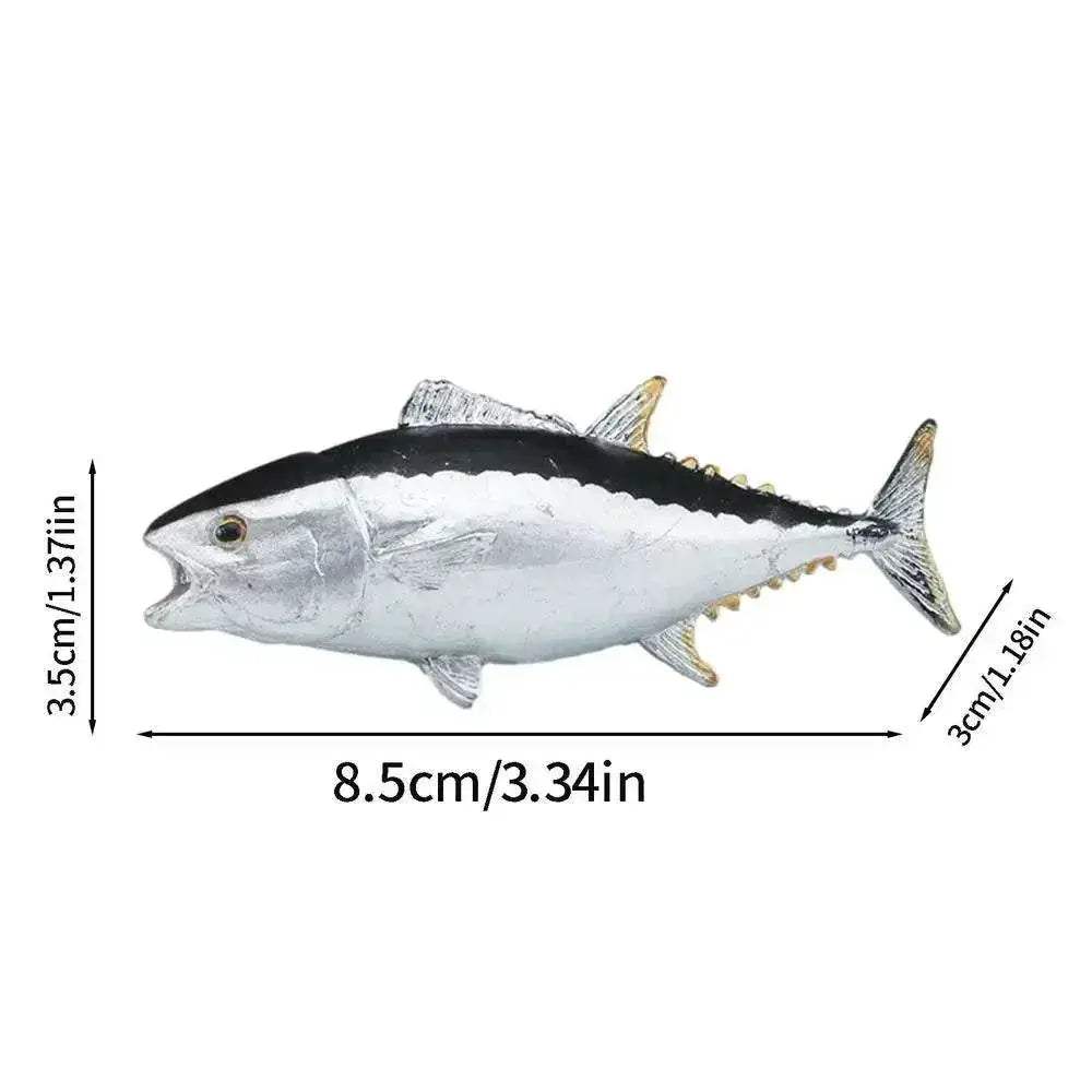  Realistic Marine Fish Models - Educational Tuna, Snapper & Salmon Set -  ToylandEU™