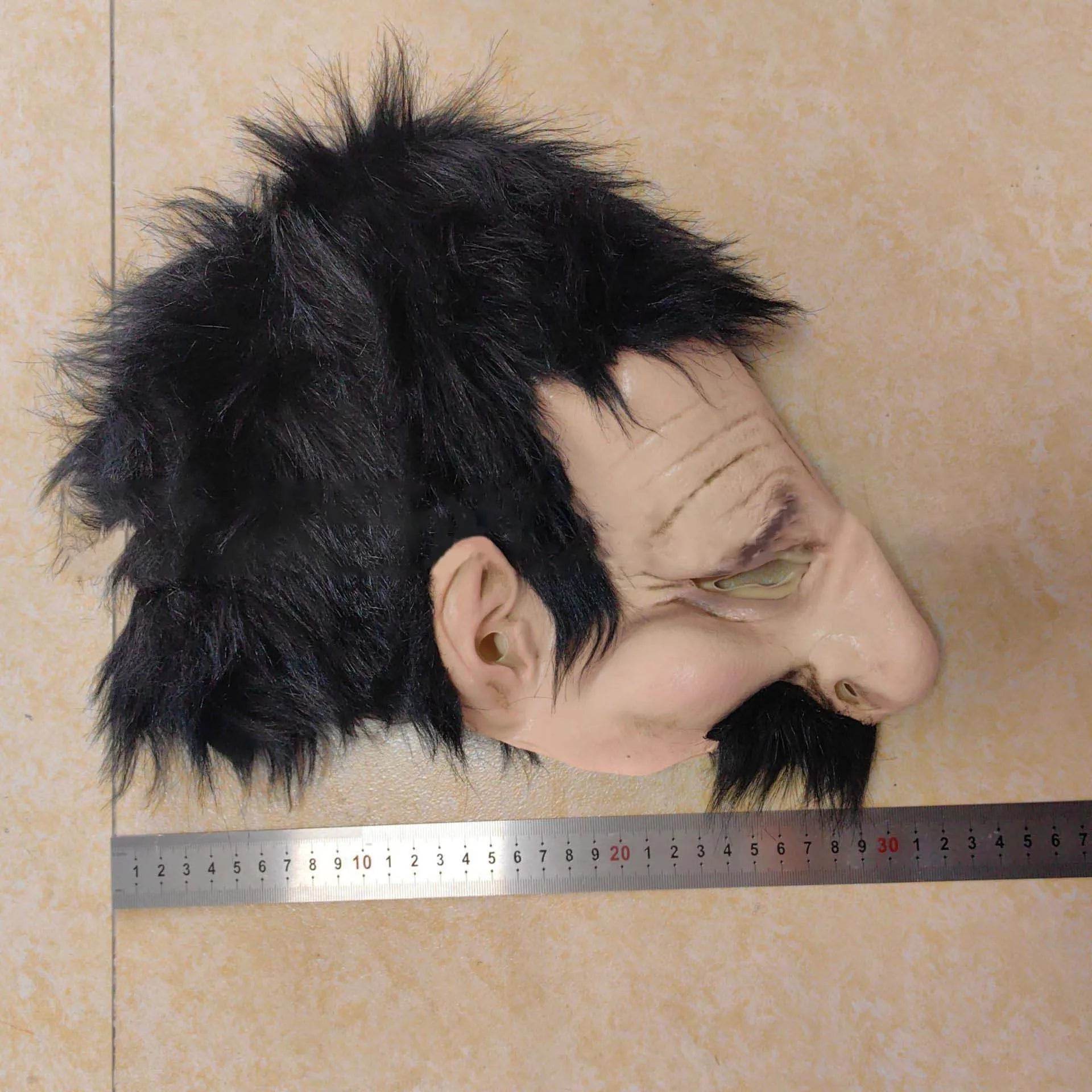 Realistic Mask Half Face Old Man For Halloween Roleplay - ToylandEU