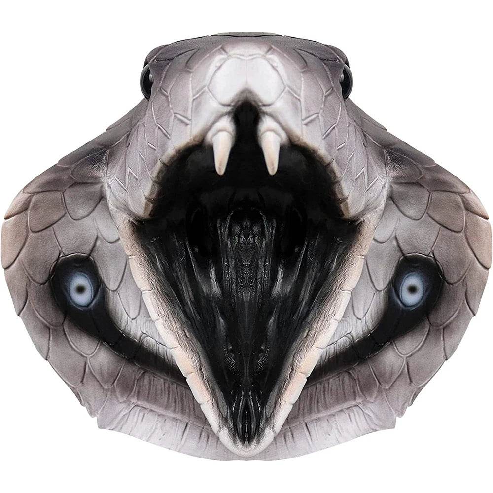 Realistic Mask Latex Snake Head For Halloween Cosplay - ToylandEU