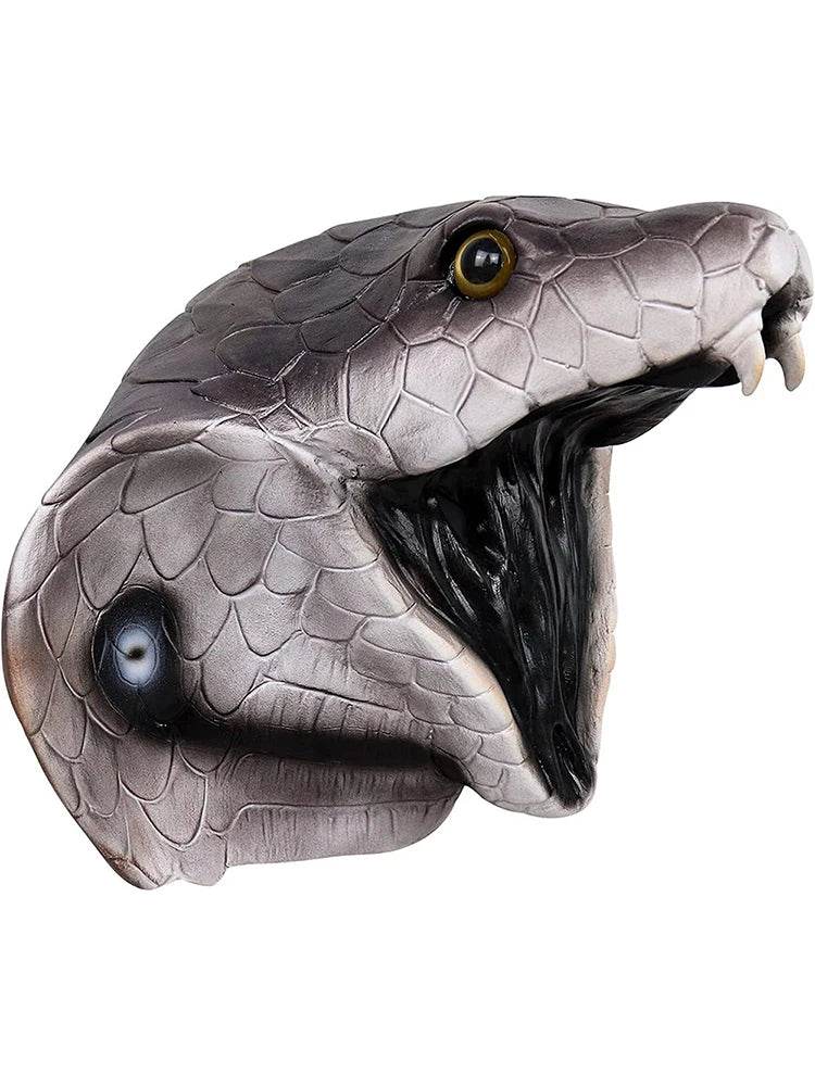 Realistic Mask Latex Snake Head For Halloween Cosplay - ToylandEU