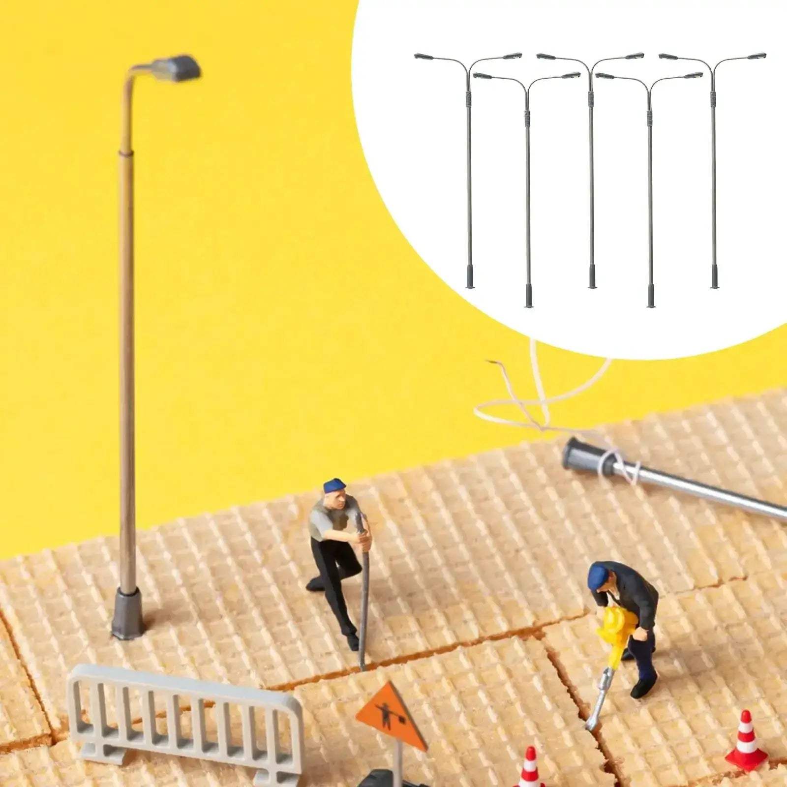 Realistic Mini Street Lights For Dollhouse Landscape Decor - ToylandEU