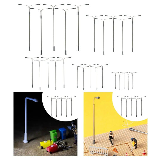  Realistic Mini Street Lights For Dollhouse Warm Glow -  ToylandEU™