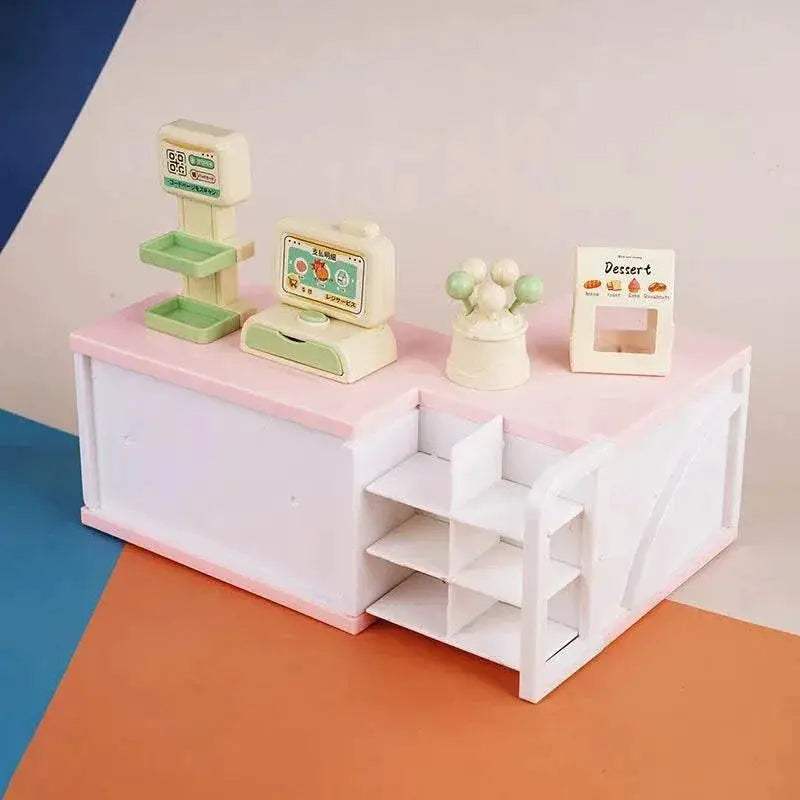 Realistic Mini Supermarket Cash Register Set With Interactive Checkout Counter For Kids - ToylandEU