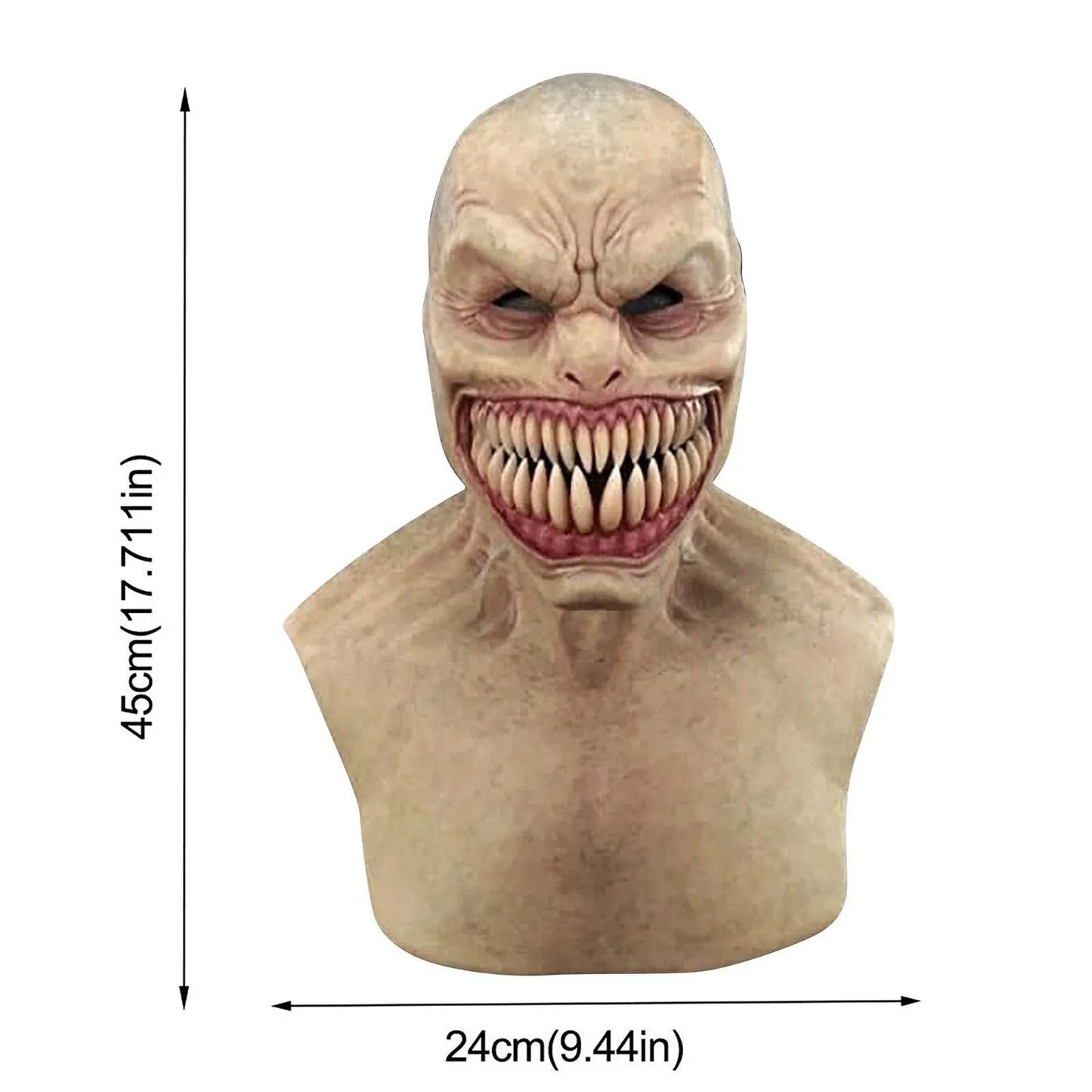 Realistic Ogre Mask Full Face Horror Latex For Halloween - ToylandEU