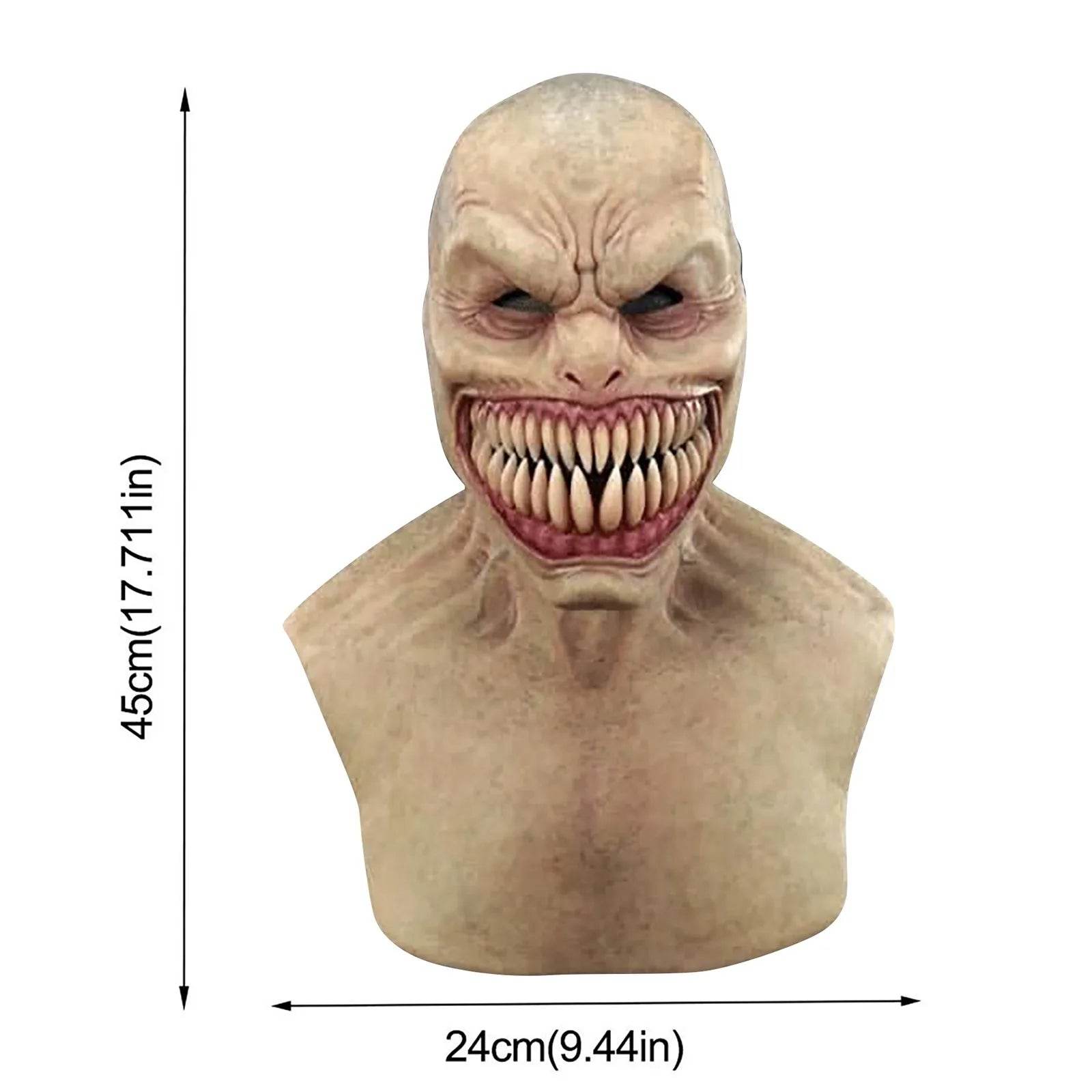 Realistic Ogre Mask Full Face Horror Latex For Halloween - ToylandEU