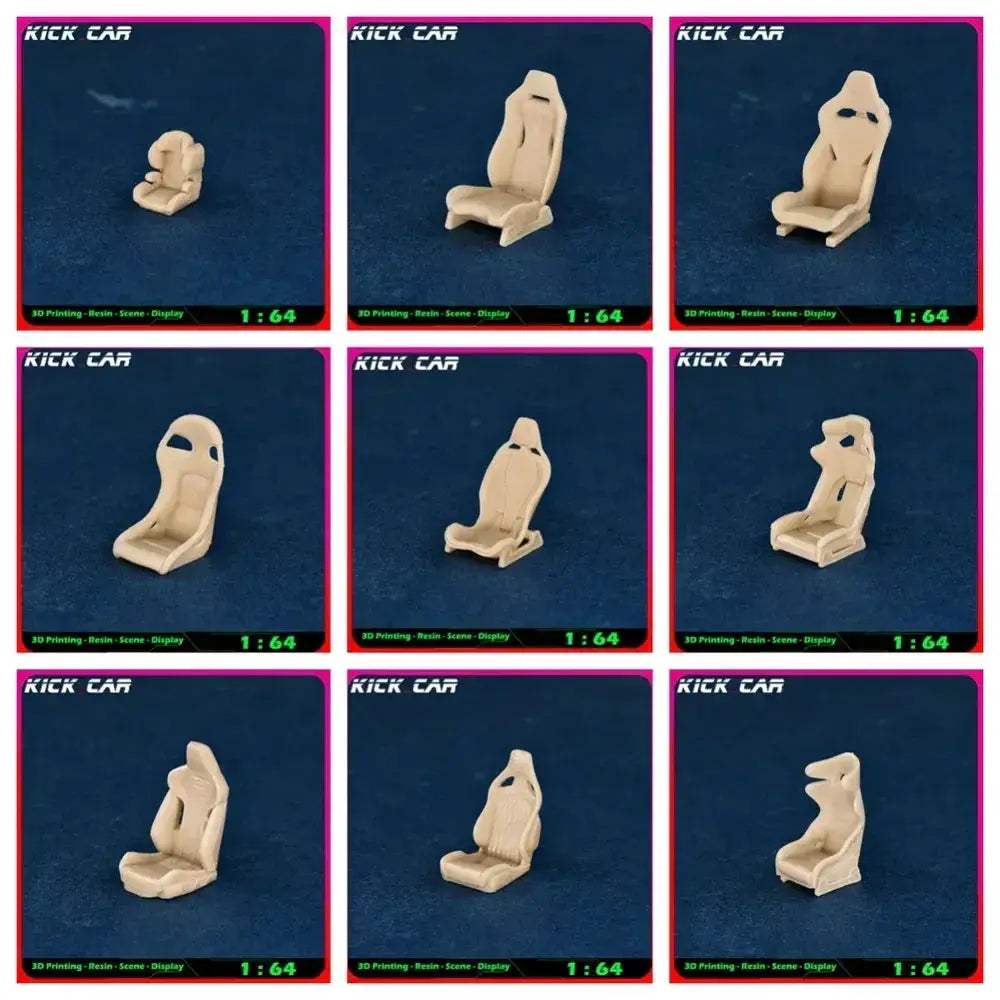 Realistic One Sixty Four Scale Racing Seats Diorama Kit - ToylandEU