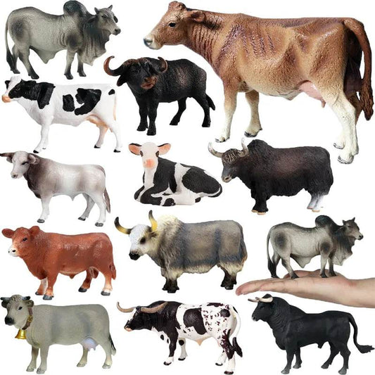 Realistic Plastic Cattle Model - Perfect for Play, Collecting & Gifting - ToylandEU