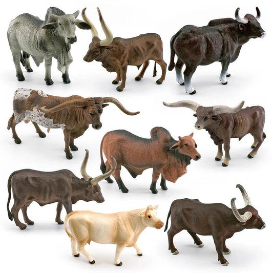 Realistic Plastic Cattle Model - Perfect for Play, Collecting & Gifting - ToylandEU