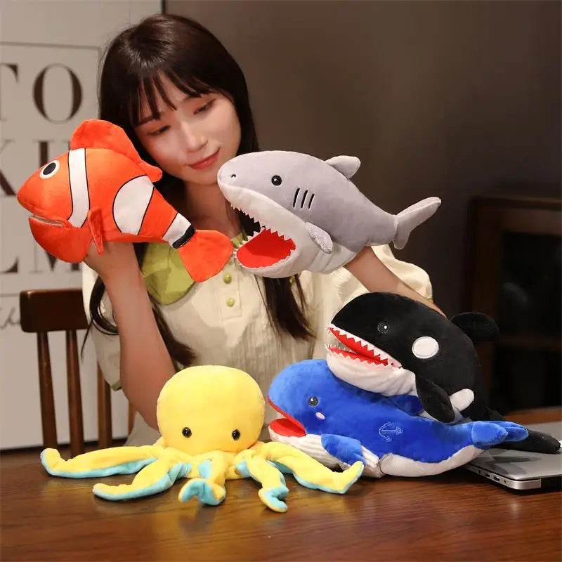 Realistic Plush Hand Puppets Lifelike For Kids And Adults - ToylandEU