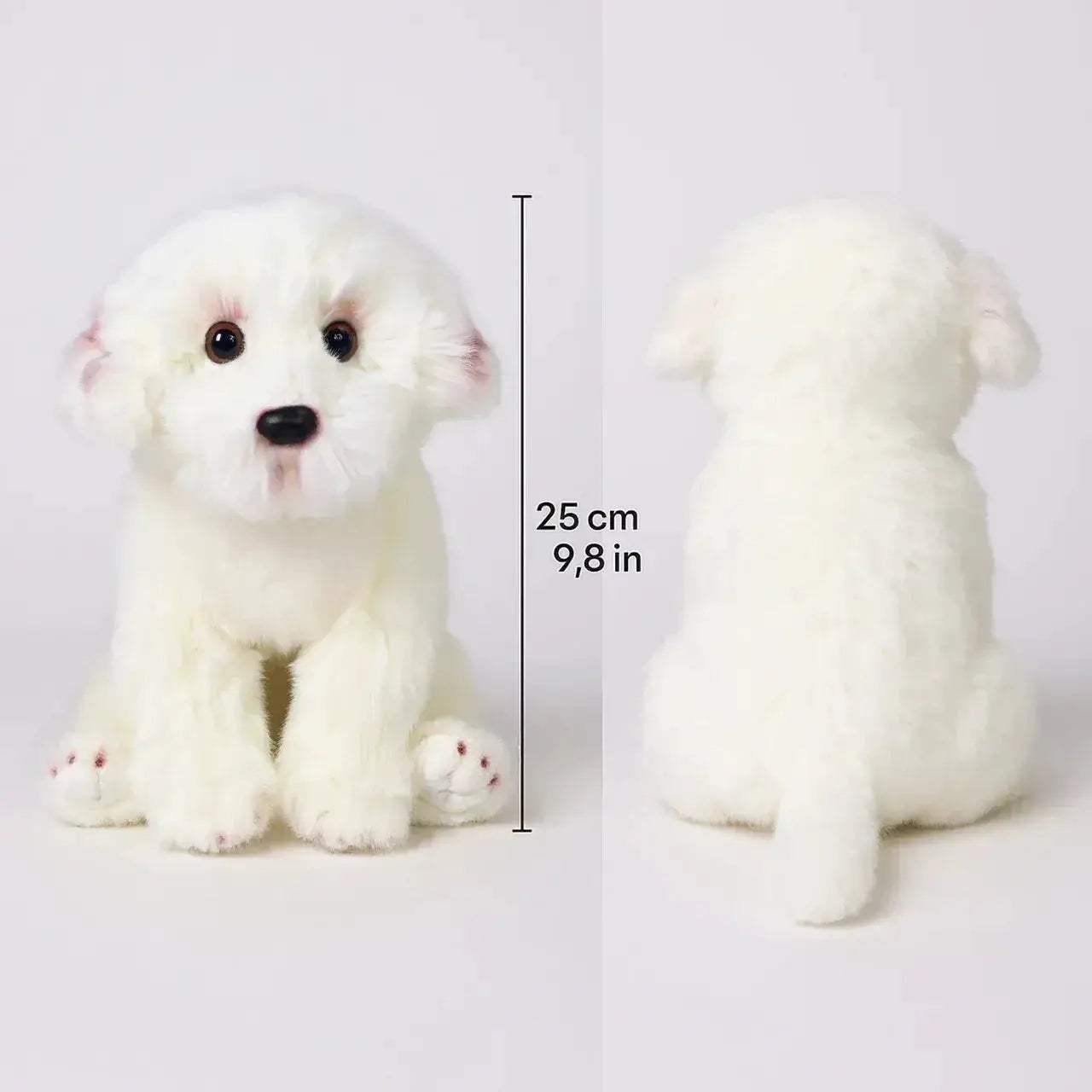 Realistic Plush Maltese Dog Toy For Snuggle Play Pillow - ToylandEU