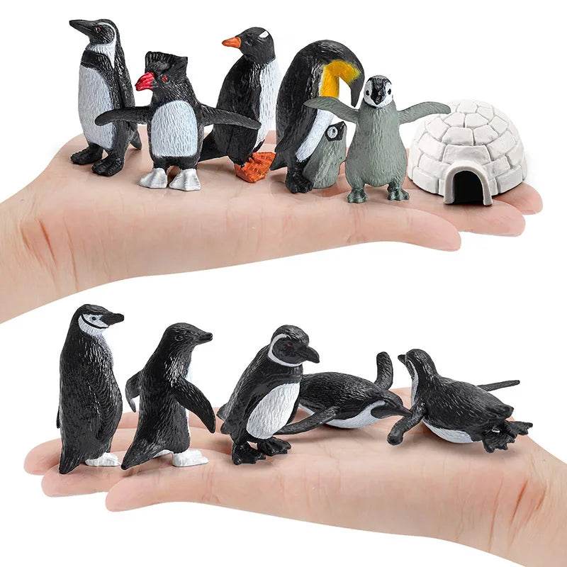Realistic Polar Animal Figurines Miniature Educational Toys - ToylandEU