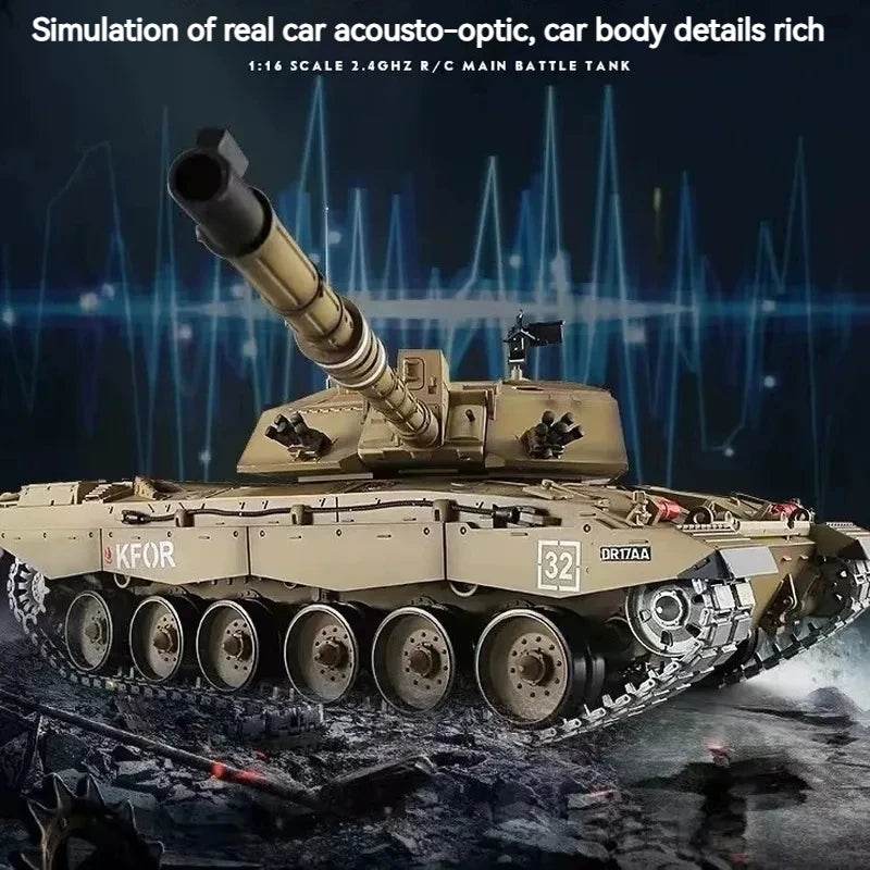Realistic RC Battle Tank British Challenger II 7.0 For Fans - ToylandEU