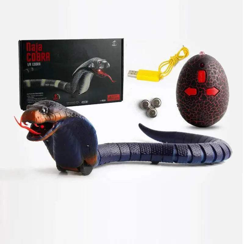 Realistic RC Snake Toy with Infrared Control for Kids Halloween Pranks - ToylandEU