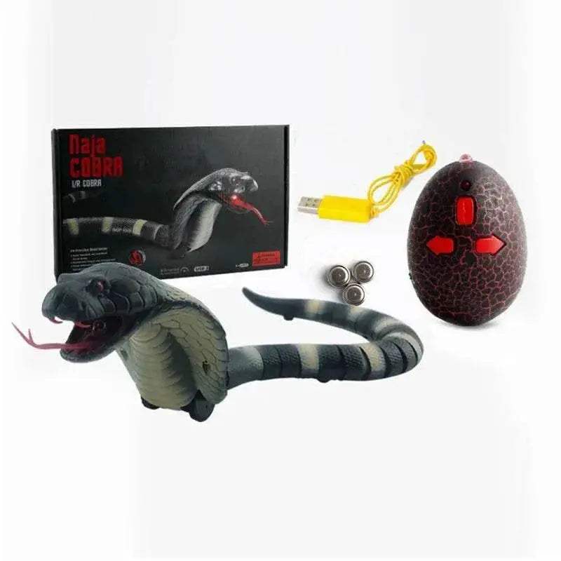 Realistic RC Snake Toy with Infrared Control for Kids Halloween Pranks - ToylandEU