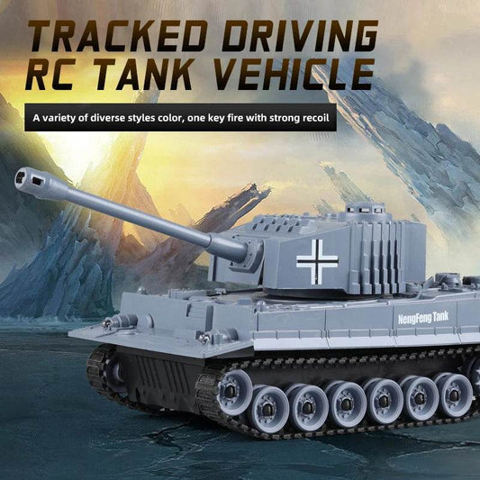Tanque RC realista OneThirtyScale com luz e som para batalha para crianças - ToylandEU