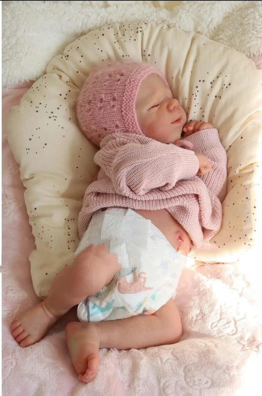  Realistic Reborn Baby Doll 18 Inch Vinyl Painted Hair -  ToylandEU™