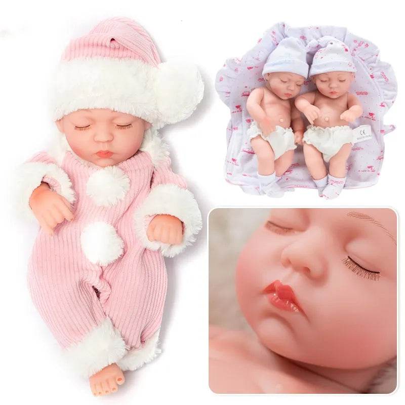 Realistic Reborn Baby Doll 30cm Full Body Vinyl For Girls - ToylandEU