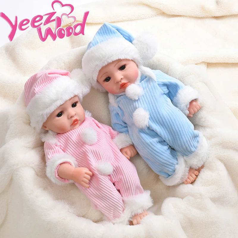 Realistic Reborn Baby Doll 30cm Full Body Vinyl For Girls - ToylandEU