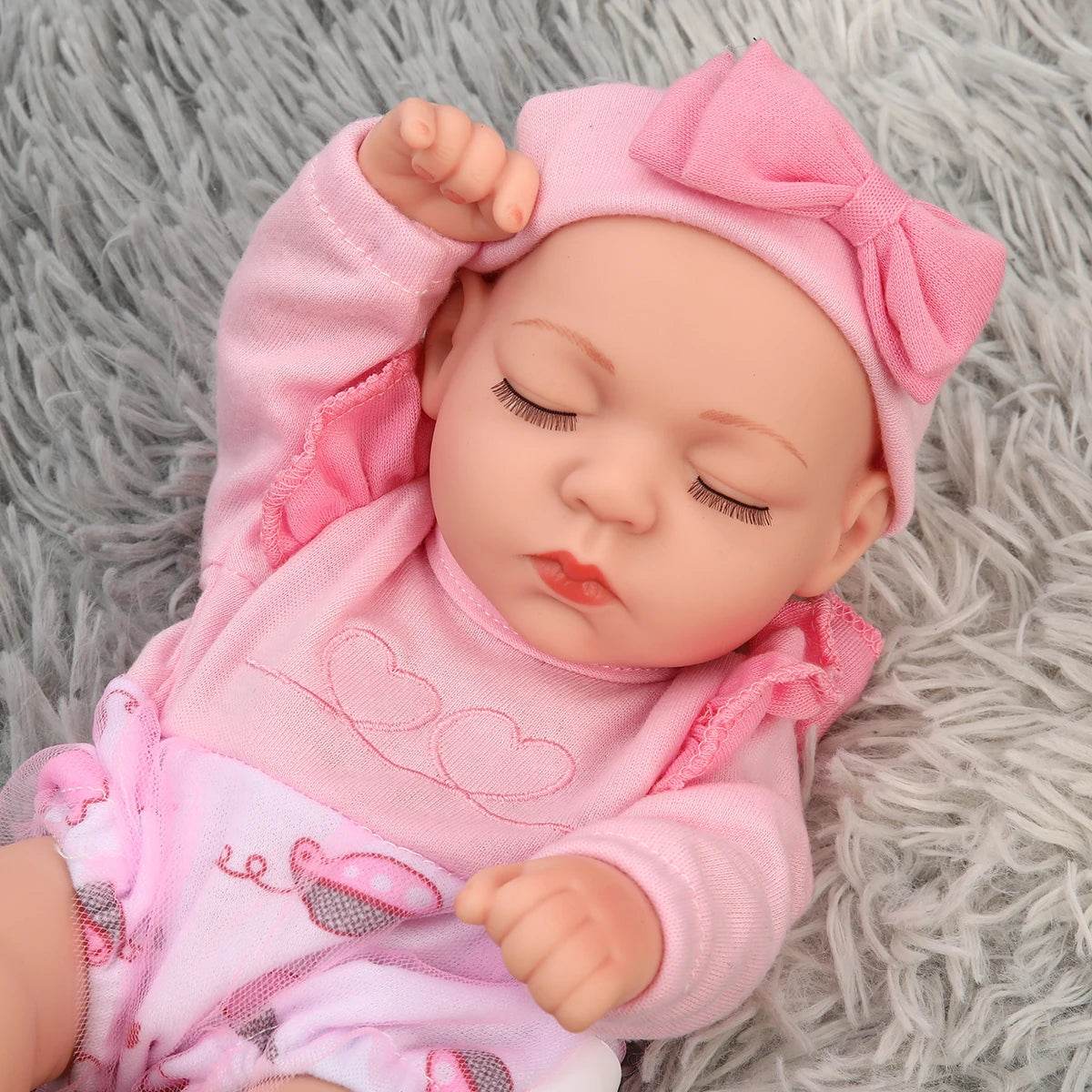Realistic Reborn Baby Doll 30cm Full Body Vinyl For Girls - ToylandEU