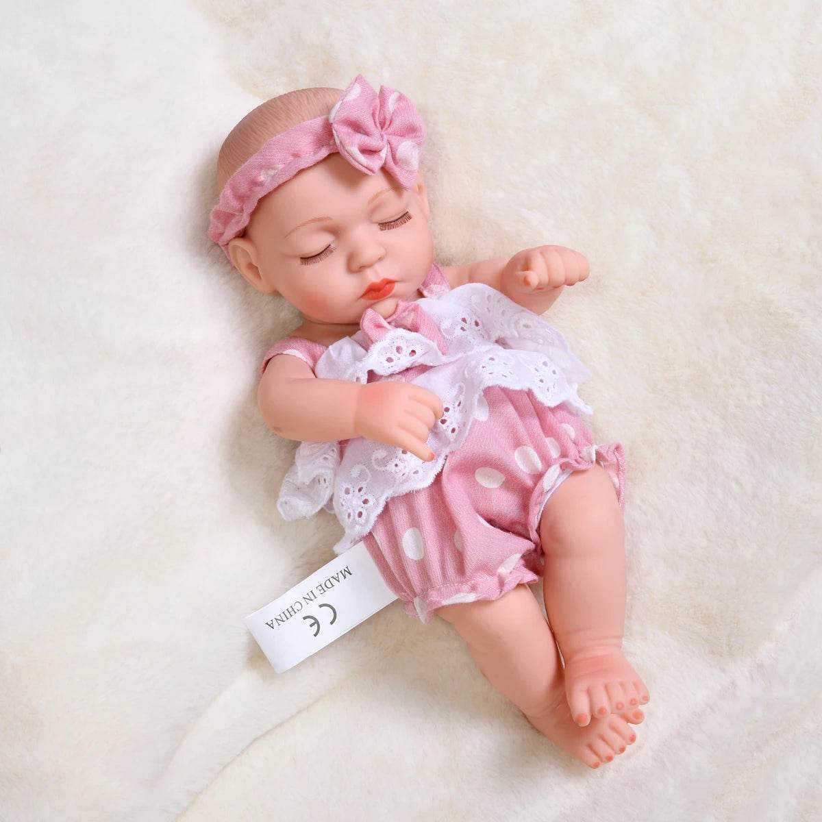 Realistic Reborn Baby Doll 30cm Full Body Vinyl For Girls - ToylandEU