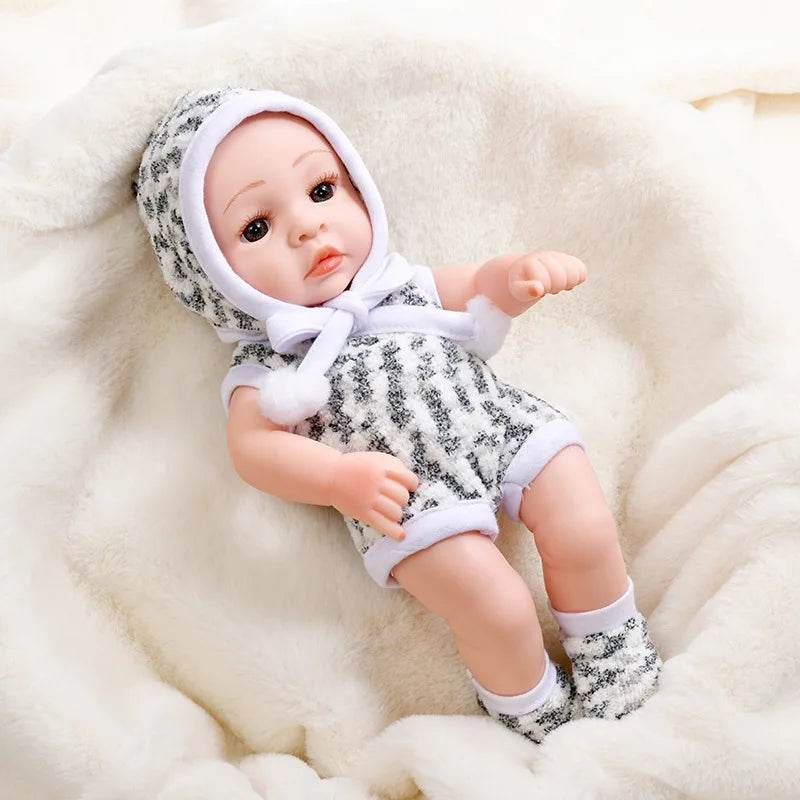 Realistic Reborn Baby Doll 30cm Full Body Vinyl For Girls - ToylandEU