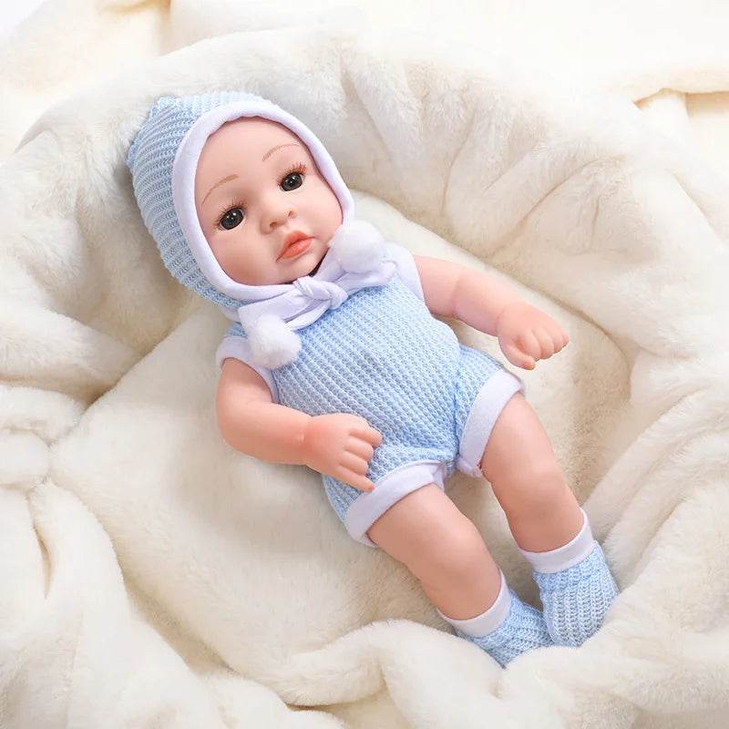 Realistic Reborn Baby Doll 30cm Full Body Vinyl For Girls - ToylandEU