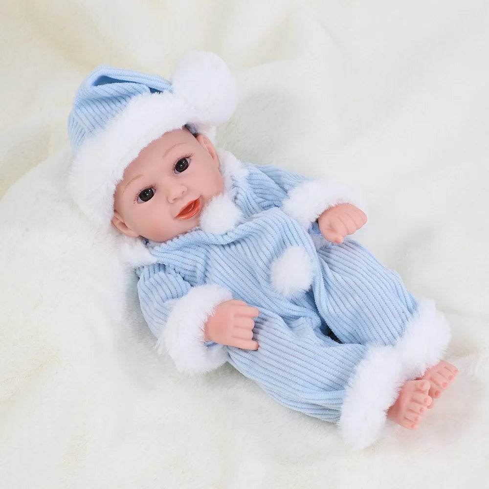 Realistic Reborn Baby Doll 30cm Full Body Vinyl For Girls - ToylandEU