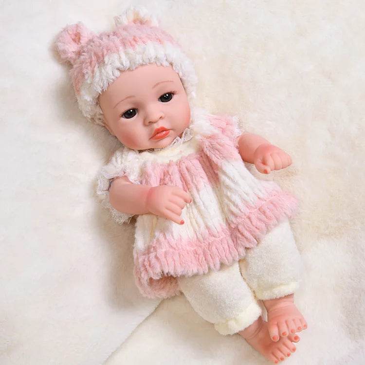 Realistic Reborn Baby Doll 30cm Full Body Vinyl For Girls - ToylandEU