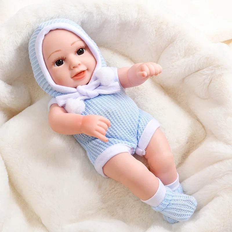 Realistic Reborn Baby Doll 30cm Full Body Vinyl For Girls - ToylandEU