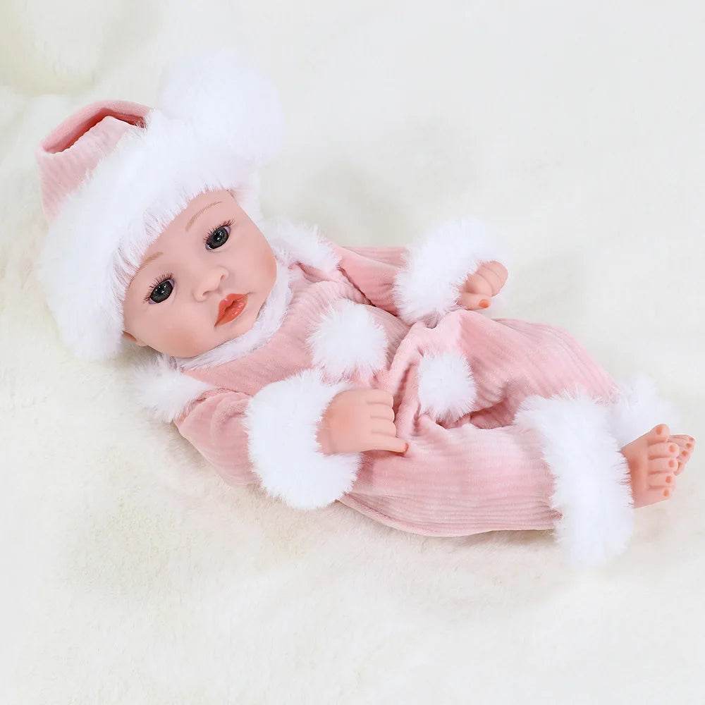 Realistic Reborn Baby Doll 30cm Full Body Vinyl For Girls - ToylandEU