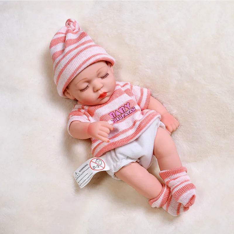 Realistic Reborn Baby Doll 30cm Full Body Vinyl For Girls - ToylandEU