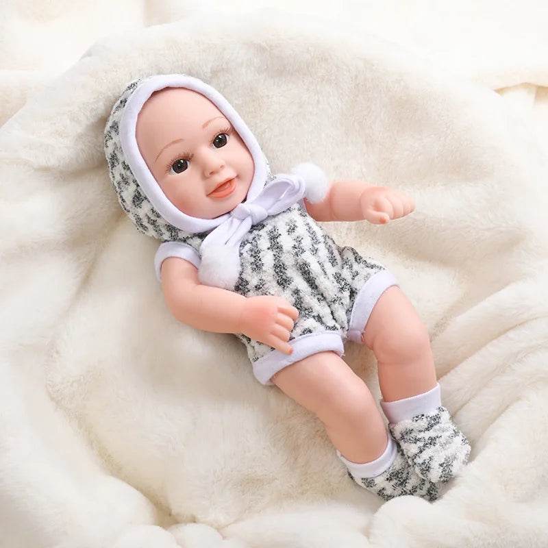 Realistic Reborn Baby Doll 30cm Full Body Vinyl For Girls - ToylandEU