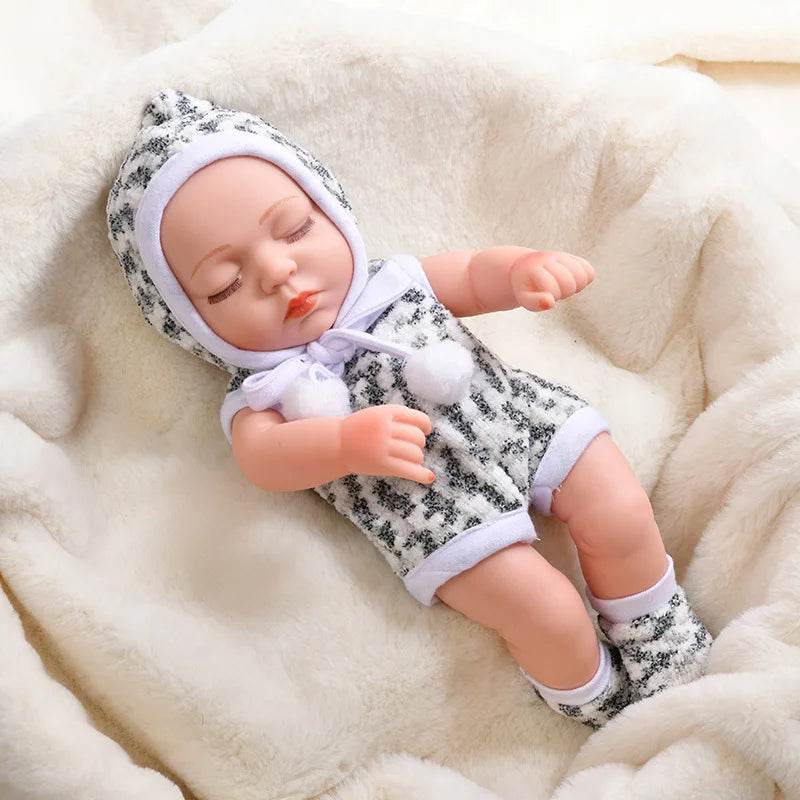 Realistic Reborn Baby Doll 30cm Full Body Vinyl For Girls - ToylandEU