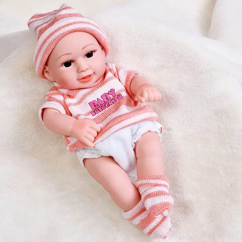 Realistic Reborn Baby Doll 30cm Full Body Vinyl For Girls - ToylandEU