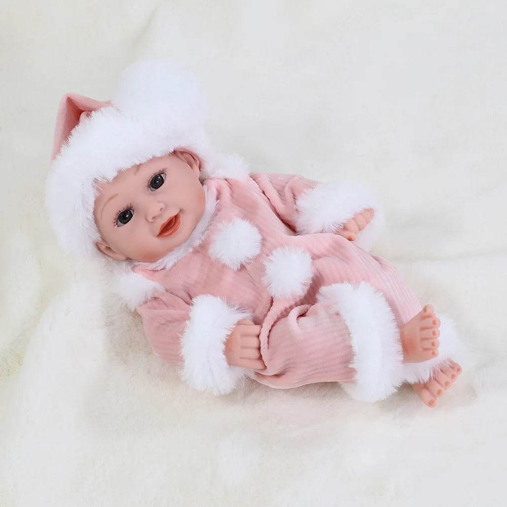 Realistic Reborn Baby Doll 30cm Full Body Vinyl For Girls - ToylandEU