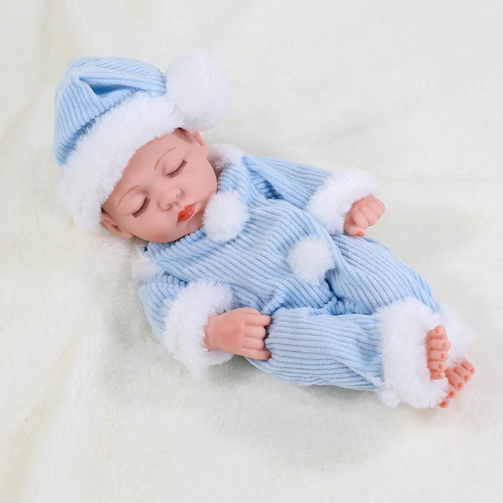 Realistic Reborn Baby Doll 30cm Full Body Vinyl For Girls - ToylandEU