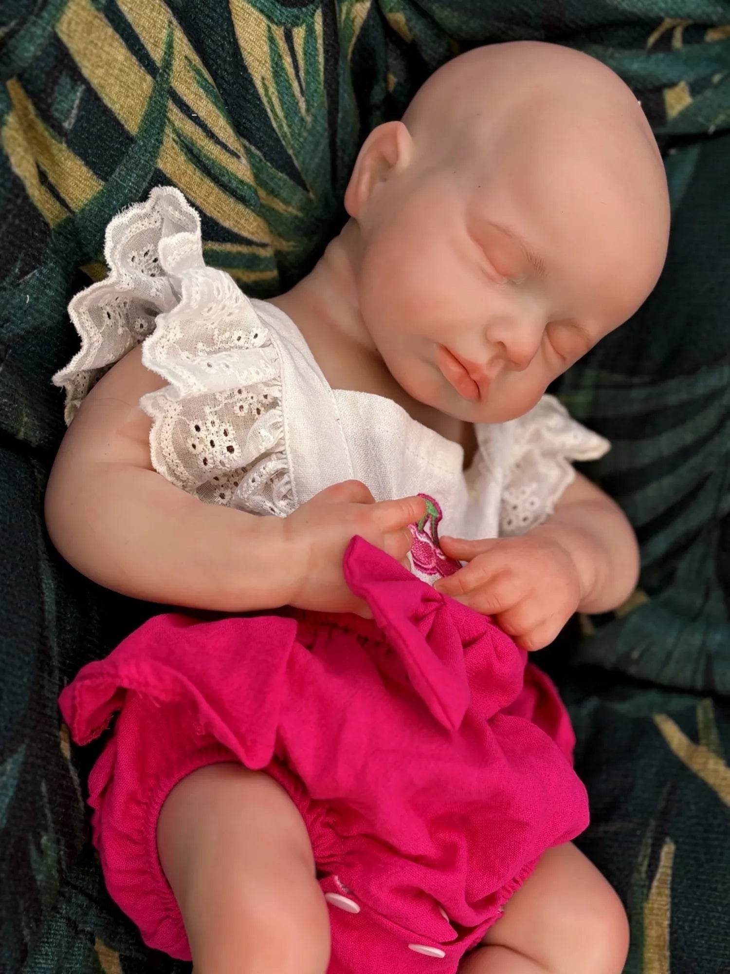 Realistic Reborn Doll 18 Inch Open Mouth Silicone For Gifts - ToylandEU