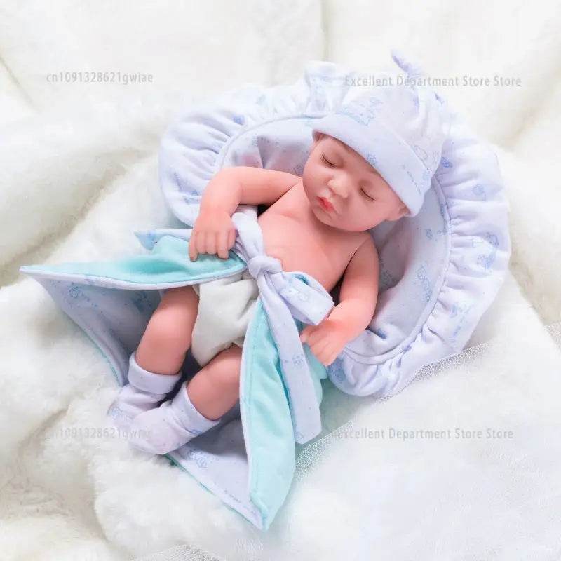 Realistic Reborn Doll 30cm Sleeping Eyes Closed For Girls - ToylandEU