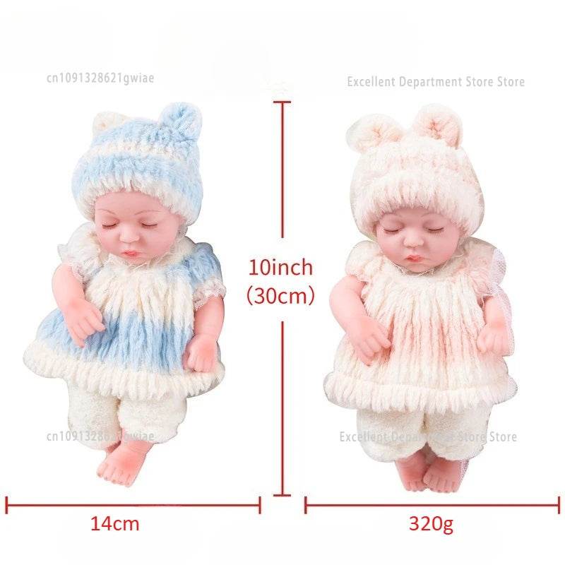 Realistic Reborn Doll 30cm Sleeping Eyes Closed For Girls - ToylandEU