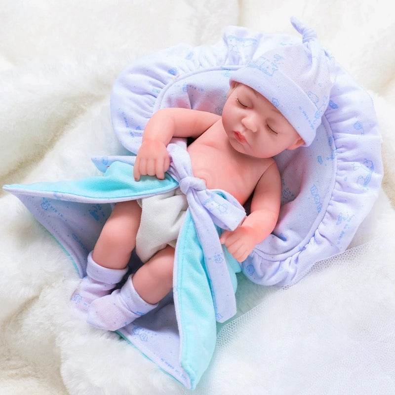 Realistic Reborn Doll 30cm Sleeping Eyes Closed For Girls - ToylandEU