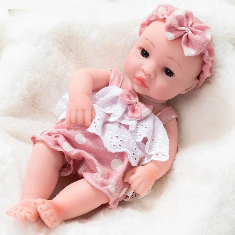 Realistic Reborn Doll 30cm Sleeping Eyes Closed For Girls - ToylandEU