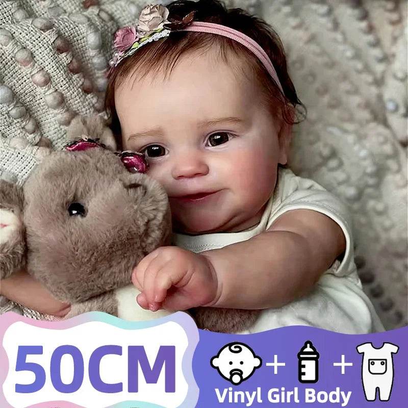 Realistic Reborn Doll 50cm Already Painted For Collectors - ToylandEU
