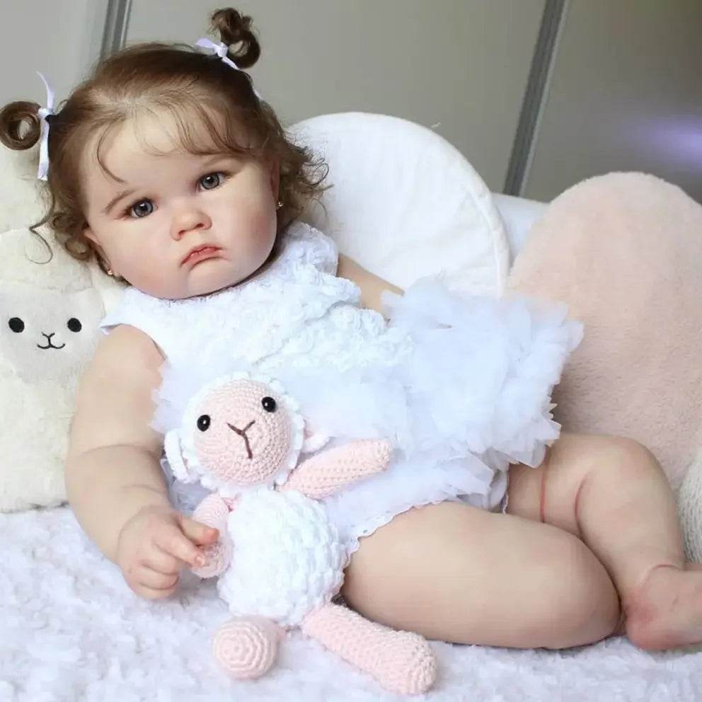 Realistic Reborn Doll 60cm Soft Silicone 3D Skin For Girls - ToylandEU