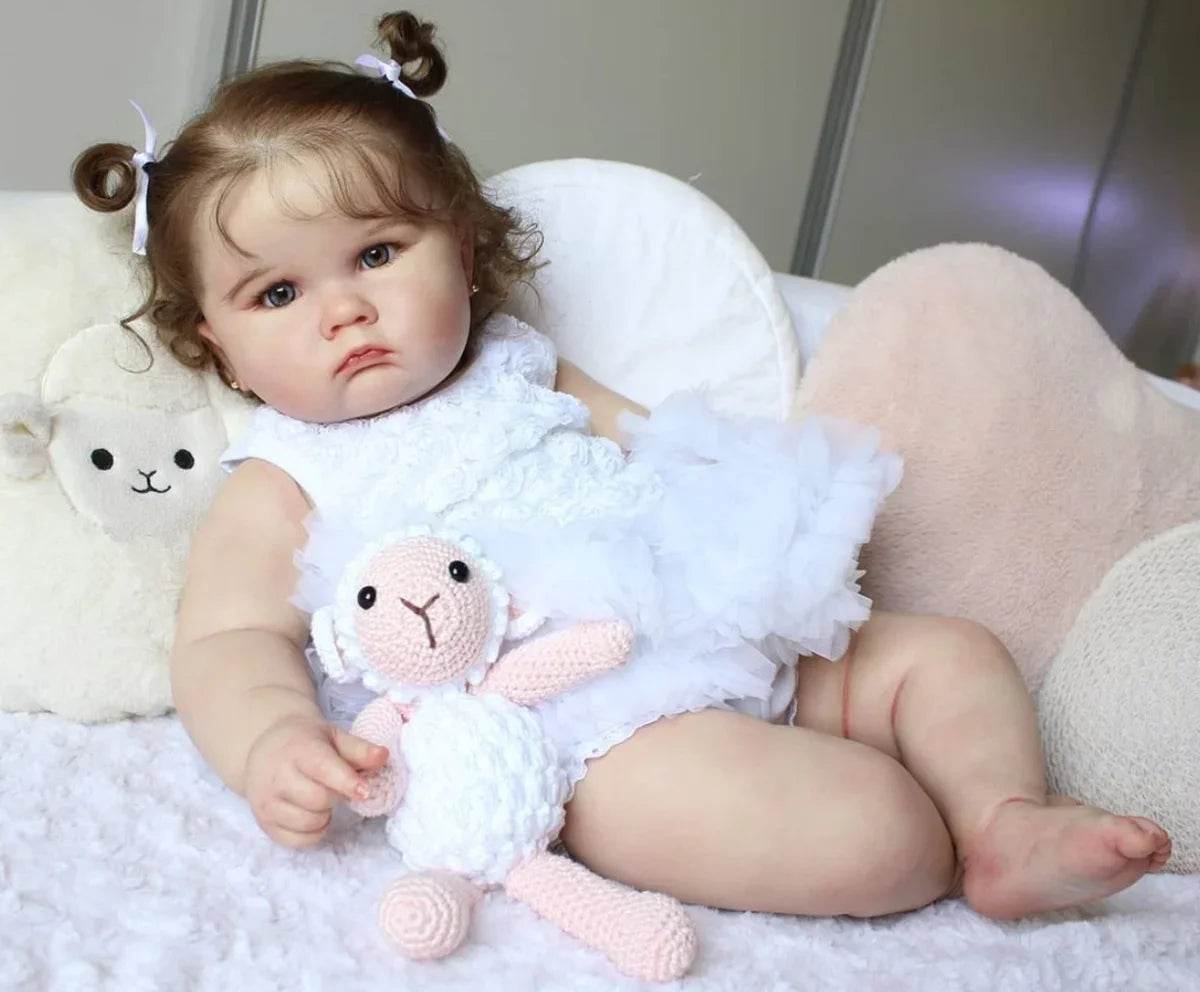 Realistic Reborn Doll 60cm Soft Silicone 3D Skin For Girls - ToylandEU
