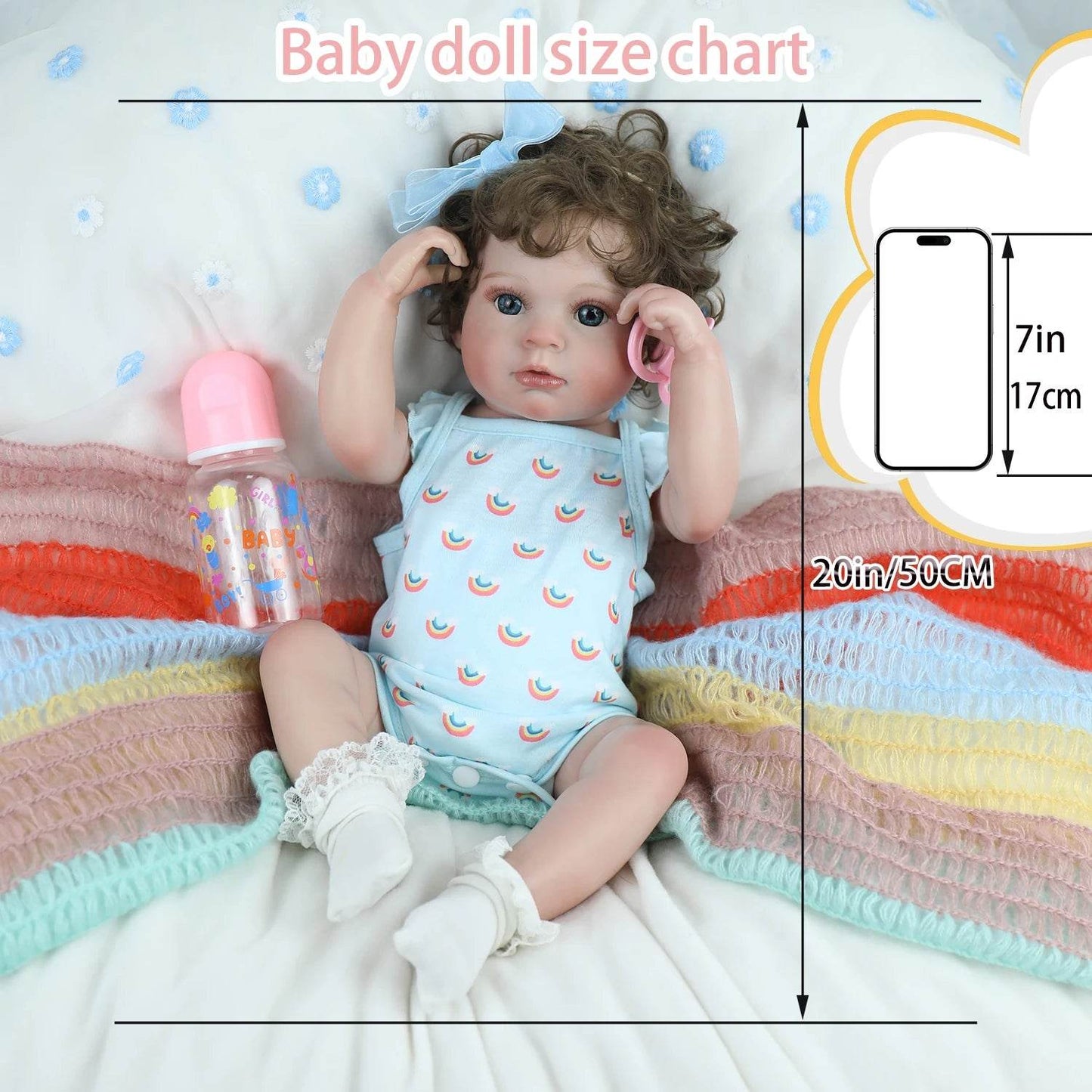 Realistic Reborn Doll Silicone Vinyl 3D Veins For Girls - ToylandEU
