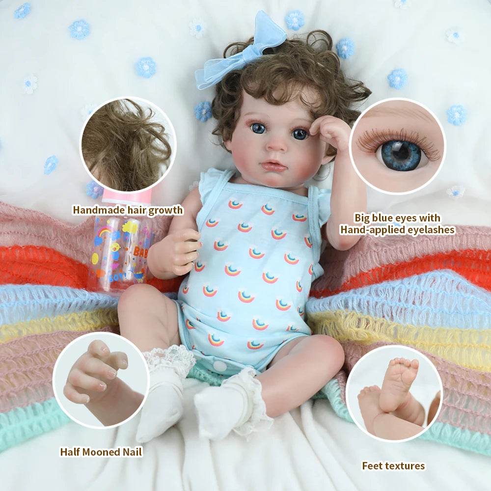 Realistic Reborn Doll Silicone Vinyl 3D Veins For Girls - ToylandEU