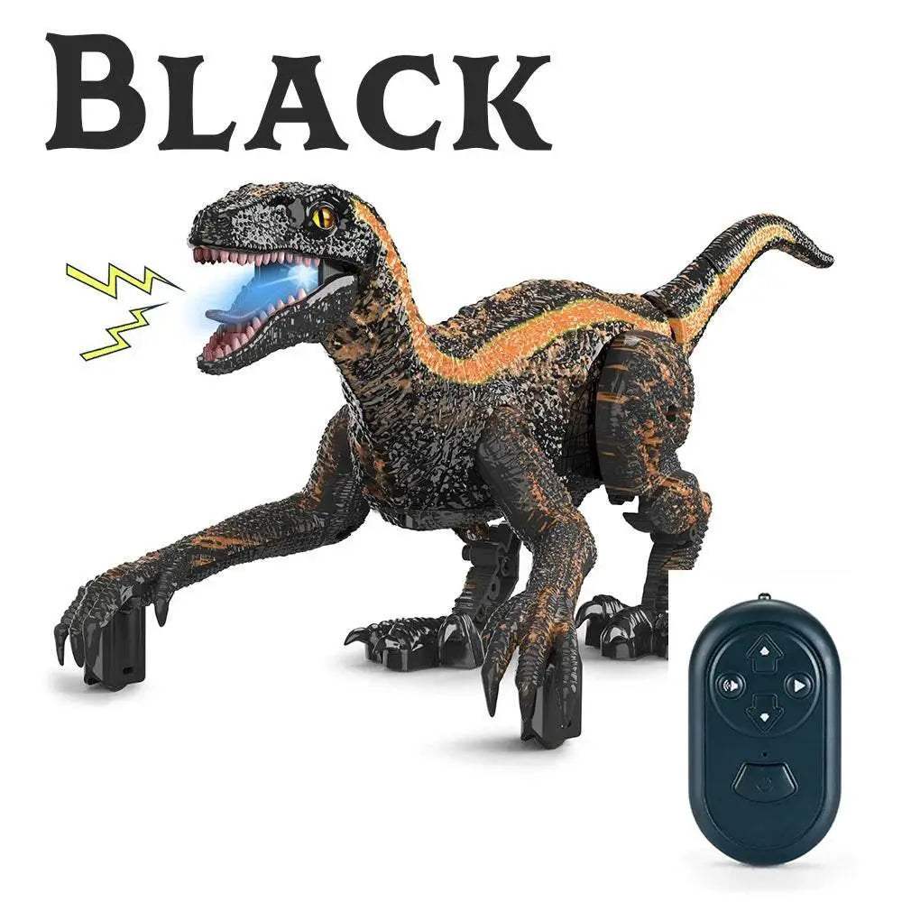 Realistic Remote Control Dinosaur Toy with LED Light for Kids Ages Three to Twelve - ToylandEU