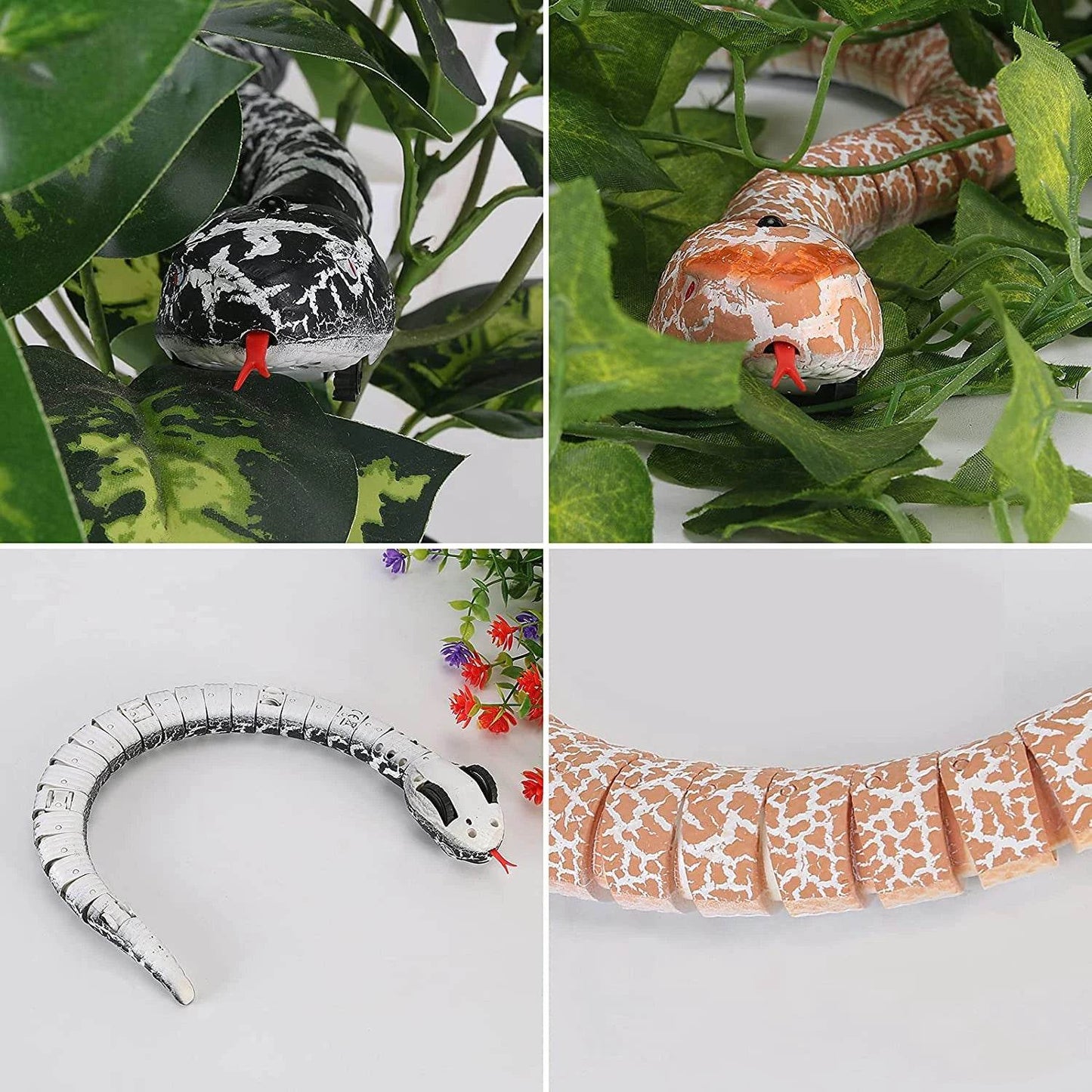 Realistic Remote Control Snake Toy with Scary Viper Design for Children Halloween Pranks - ToylandEU