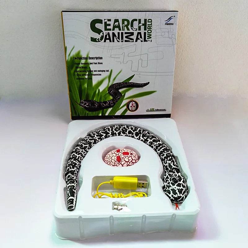 Realistic Remote Control Snake Toy with Scary Viper Design for Children Halloween Pranks - ToylandEU