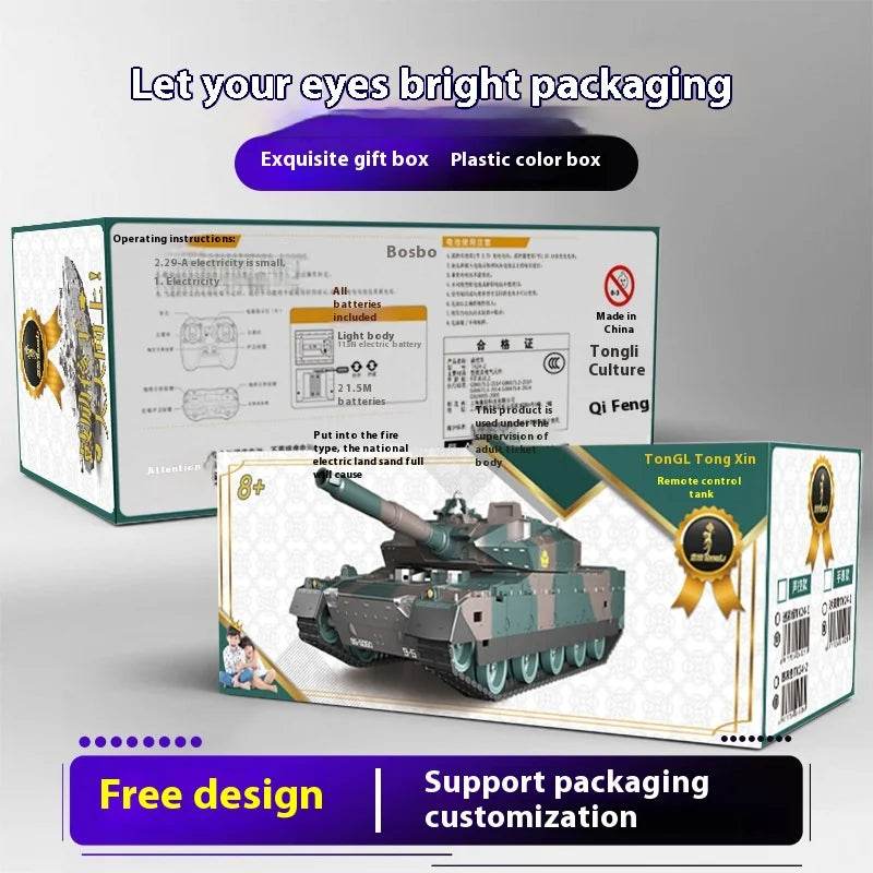 Реалистичен танк с дистанционно управление и 12 канала за момчета - ToylandEU